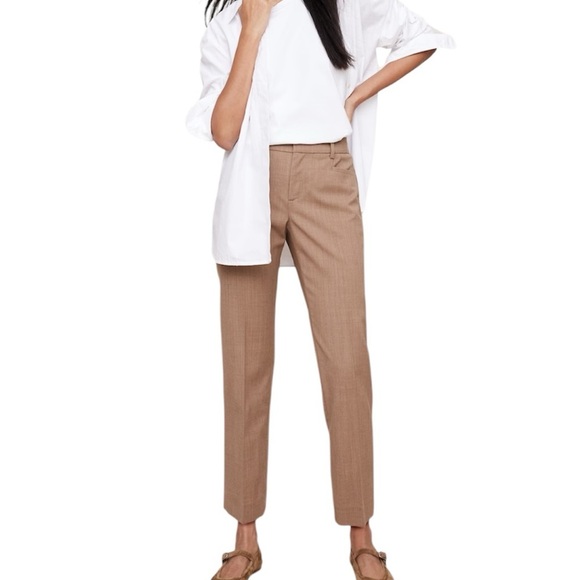 Banana Republic Siena Slim Italian Wool Ankle Pant - Picture 1 of 12